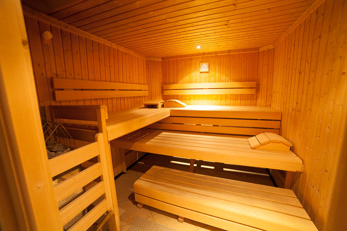 Saunabereich im Appartementhaus Bliem in Flachau, Österreich